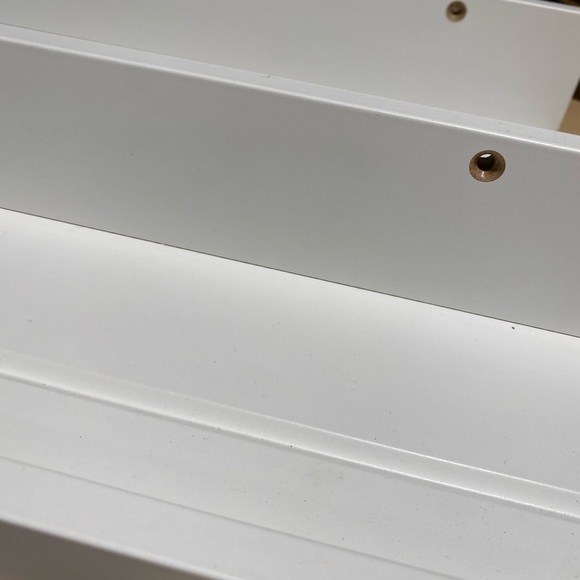 Set of (2) IKEA MOSSLANDA Picture ledge, white, 21 ¾ " - Picture 8 of 8
